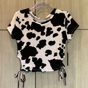 Love ❤️ Dazed Cow Print Top